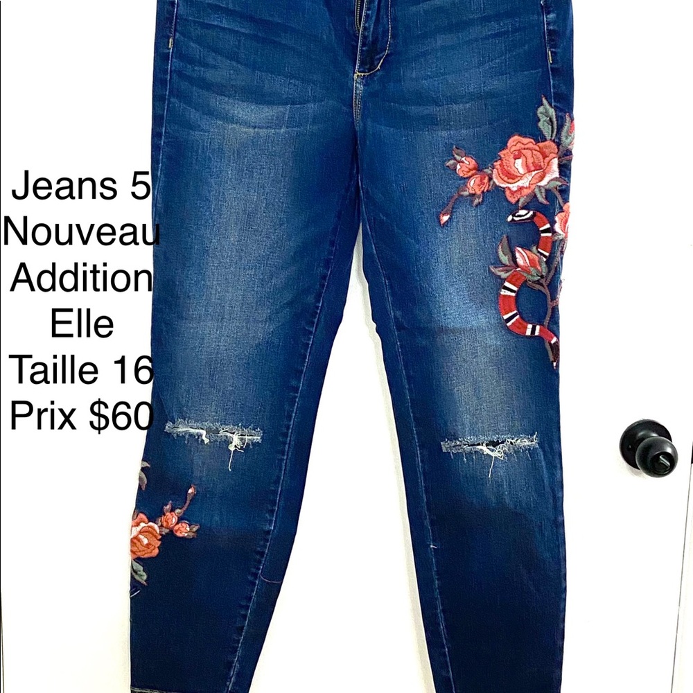 Additionelle snake jeans